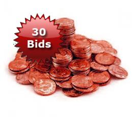 30 Bids Pack 30 Bids Pack